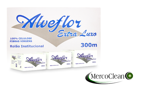 Papel Higiênico Rolão Extra Luxo Fardo Alveflor 8x300
